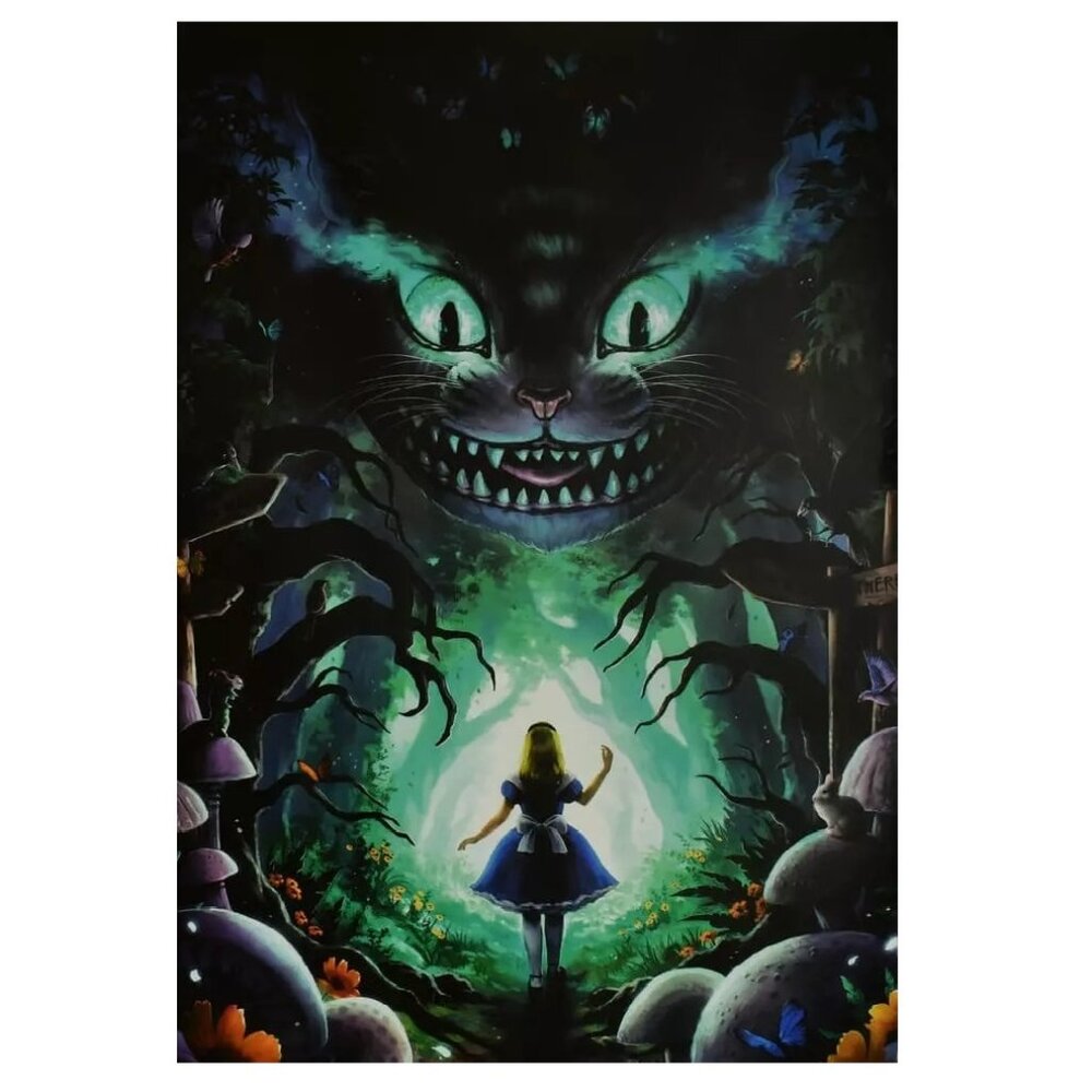Alice In Wonderland Movie Blacklight Poster 166